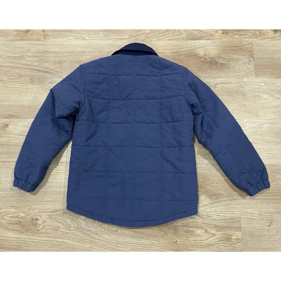 Patagonia Quilted Jacket Shacket Youth Kids Size Medium (10) Navy Blue - Picture 7 of 7